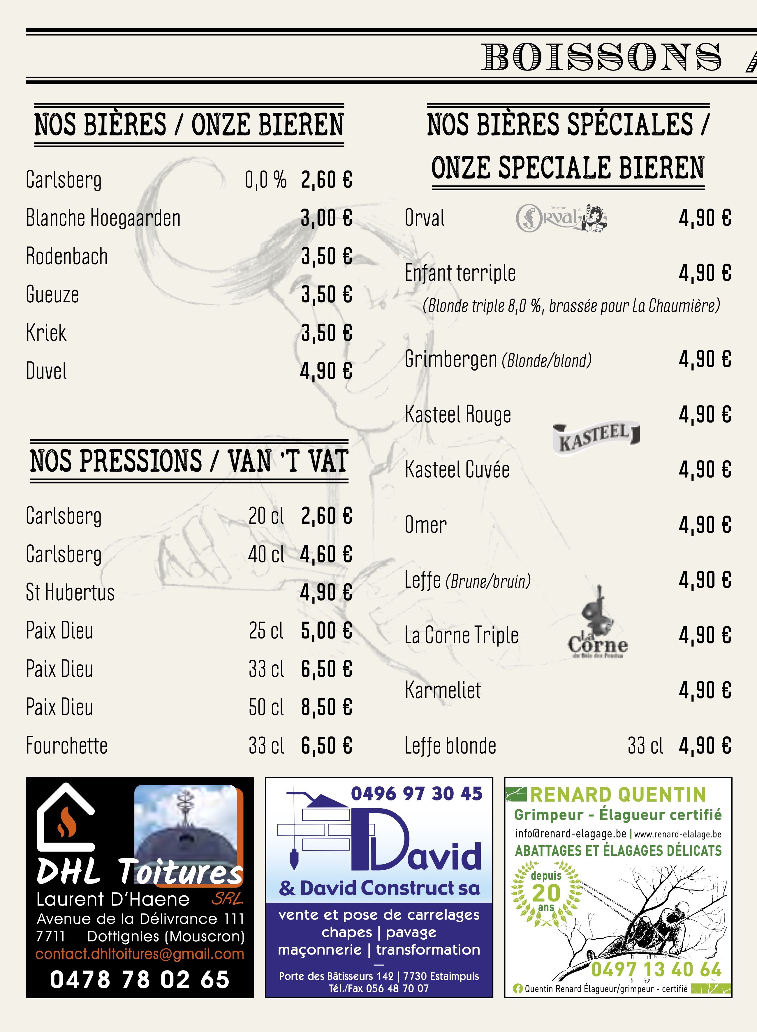 La Chaumière de l’E3 - Restaurant grill - Boucherie à Mouscron